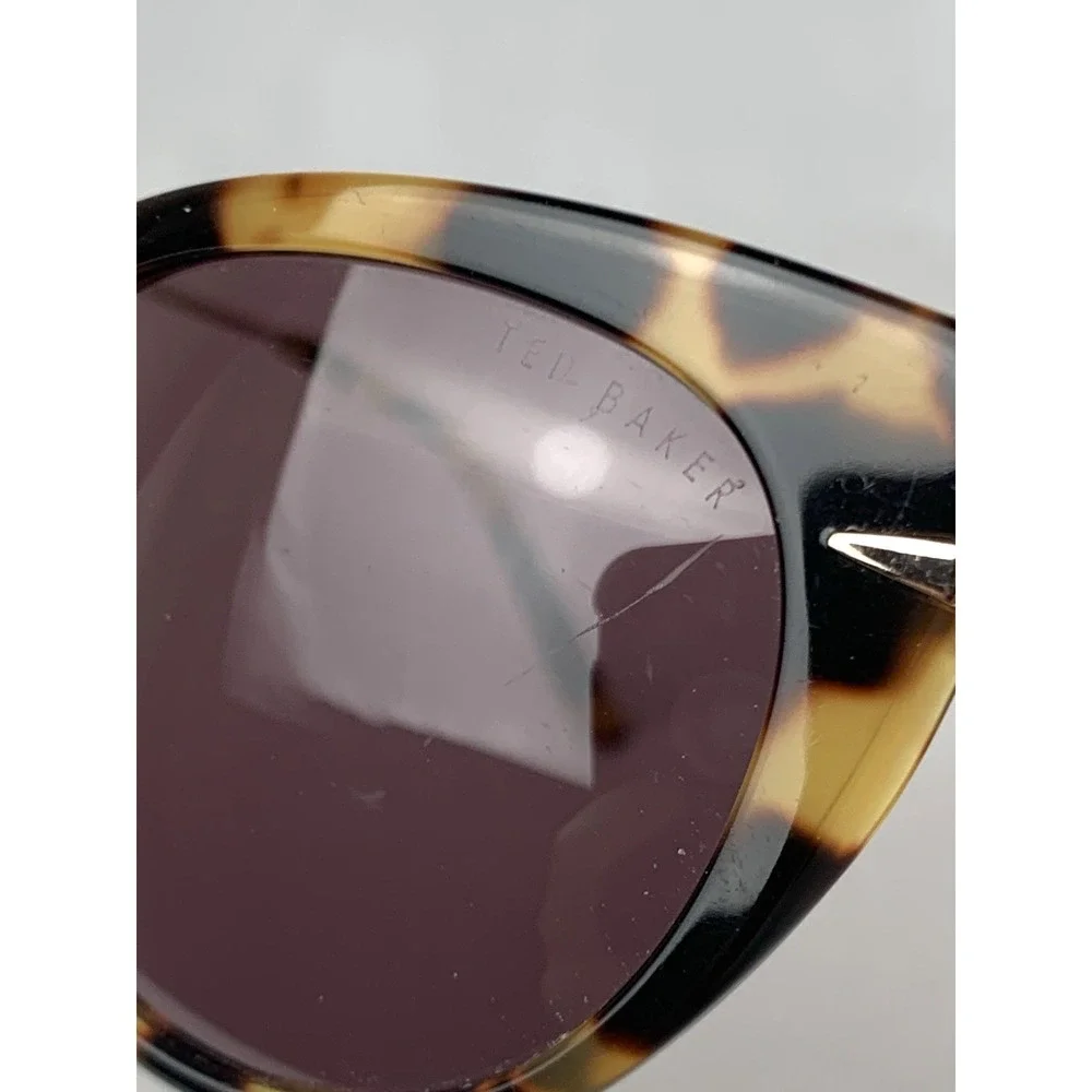 Ted Baker Sunglasses Womens Tortoise Shell Cateye Tbw053 Goldtone 52-19-140‎